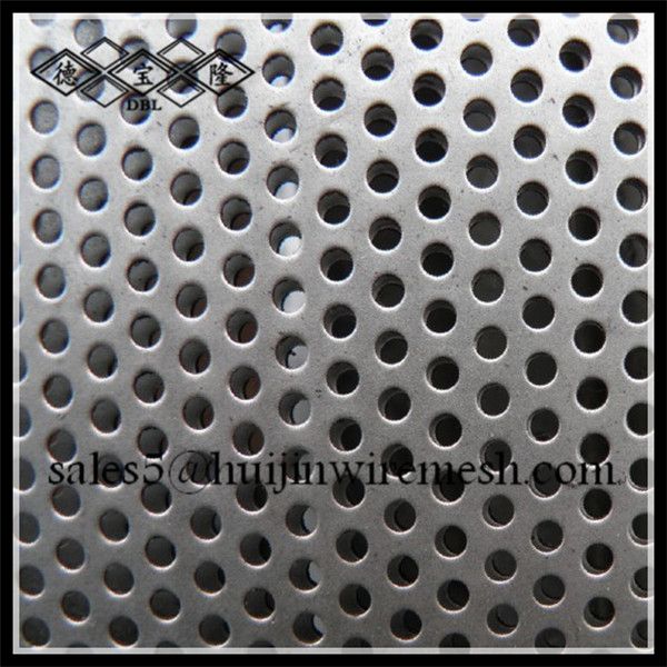 huijin factory round hole perforated metal mesh/decorative perforated metal mesh