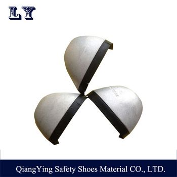 anti puncture aluminum toe cap with rubber strip for labor shoes