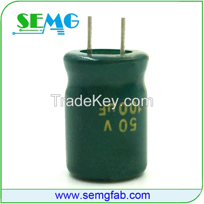 Professional offer  100UF 50V start capacitorr fan capacitor electric capacitor