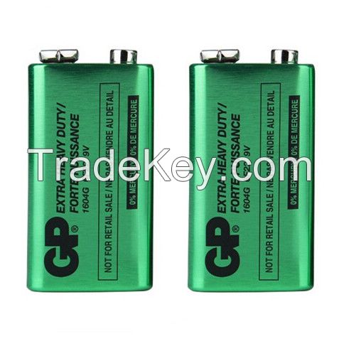 MSDS GP 6F22 1604G 0% Hg 9V Battery /Carbon Zinc Extra Heavy Duty Battery