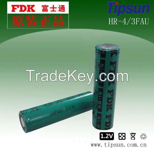 Available Stock Authorized FDK 1.2V 4500mAh High Capacity 18670 HR-4/3FAU Ni-MH Rechargeable Battery