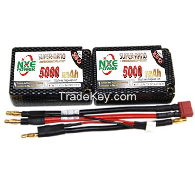 NXE4800mAh-45C-7.4V Hardcase RC Car Battery