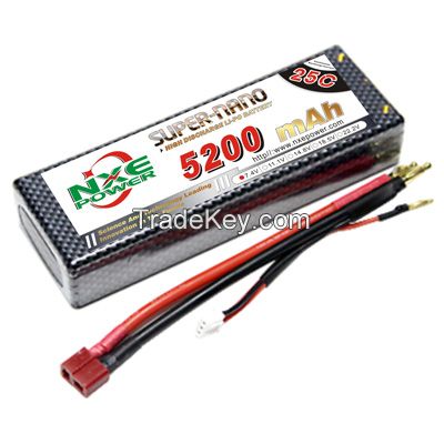 NXE5200mAh-25C-14.8V Hardcase RC Car Battery