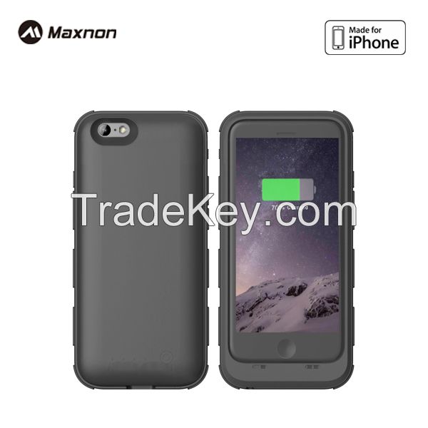 2016 new design battery case extra protective and charger for iphone 6 