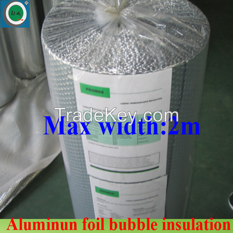 reflective thermal insulation foil bubble for metal roofing