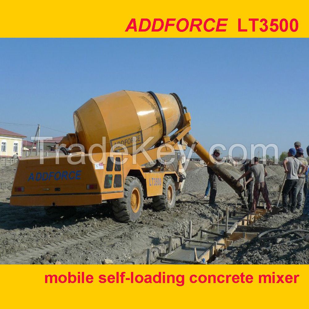 ADDFORCE mobile self-loading concrete mixer