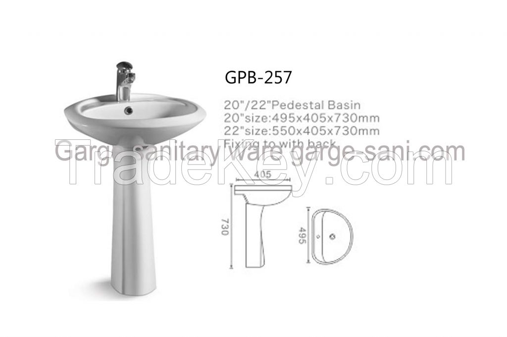 bathroom sinks sanitary ware basins pedestal basin