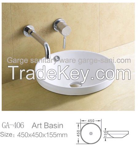 basin size sanitary ware wash basins