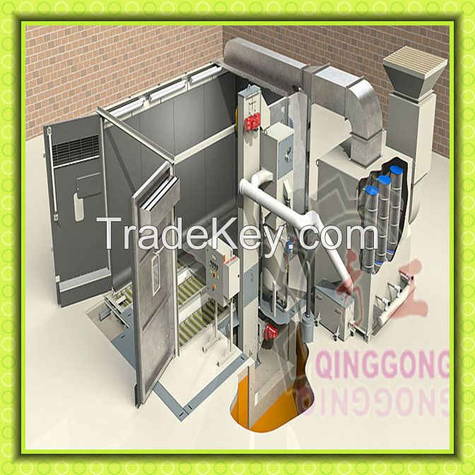 Customized Sand Painting Room Automatic Surface Blasting Booth