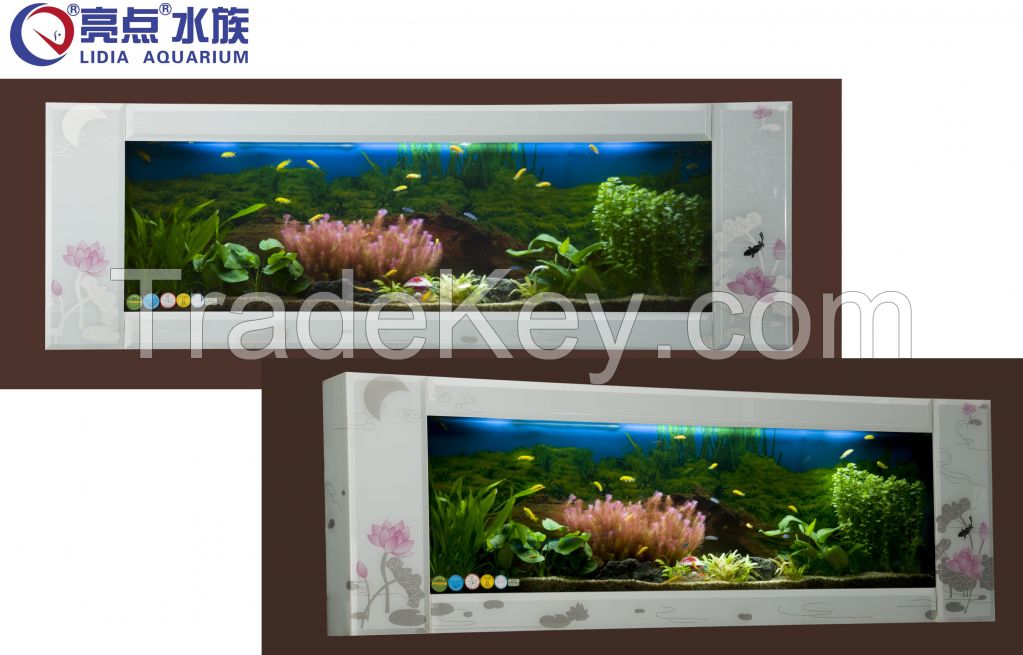 "Moonlight over the lotus pond" Wall-mounted tank