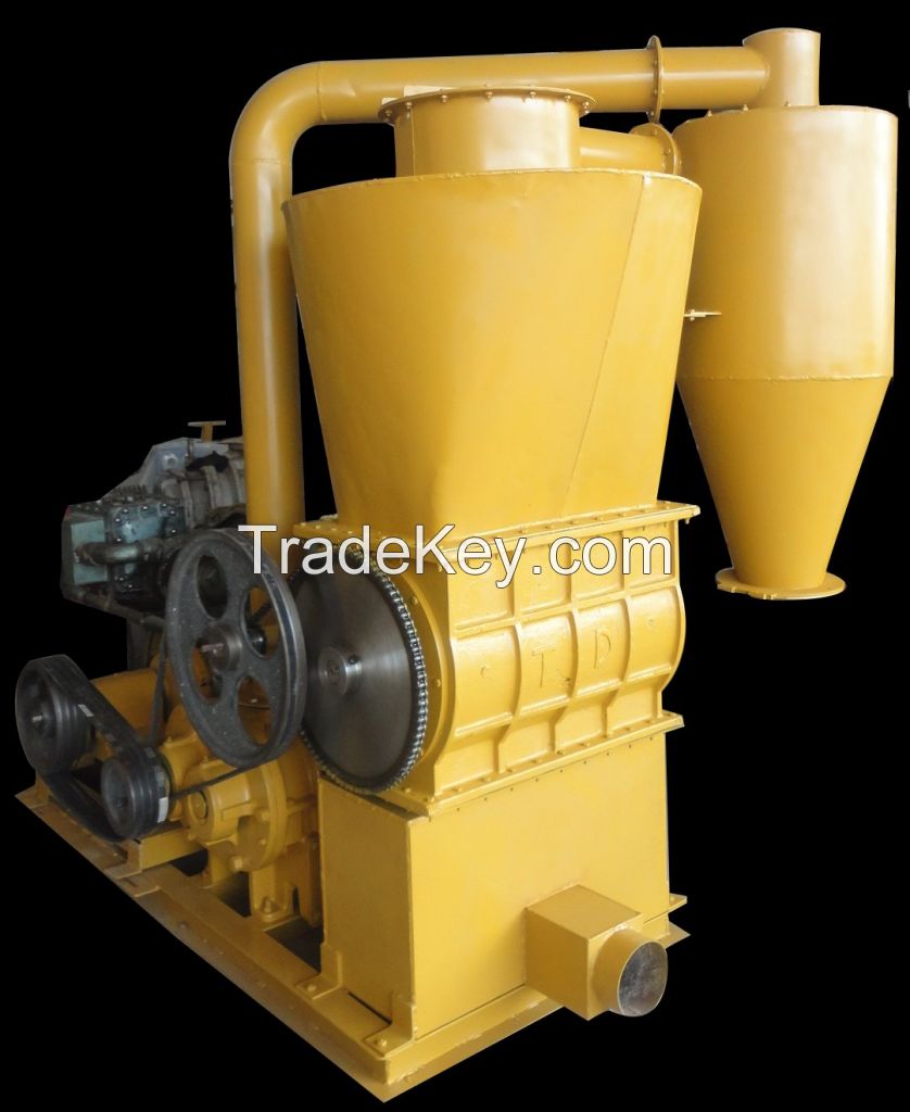 grain cereals crusher vacuum machine