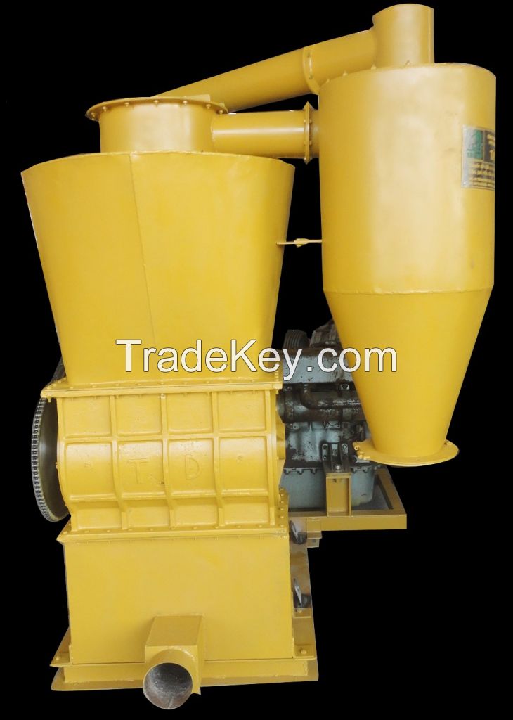 grain cereals crusher vacuum machine