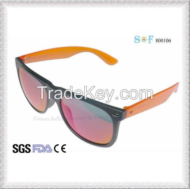 Unisex Plastic Polarized Fashion Sunglasses with Revo Lenses