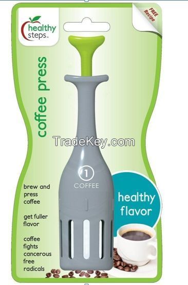 Hot Sale Easy To Carry Coffee Press Healthy Steps Coffee Press