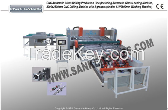 SANKEN SKDL-CNC302 Glass Drilling Machine
