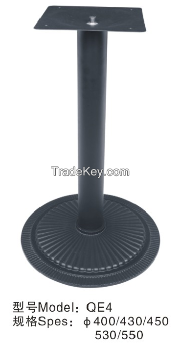 Round Base Cast Iron Restaurant Table Legs