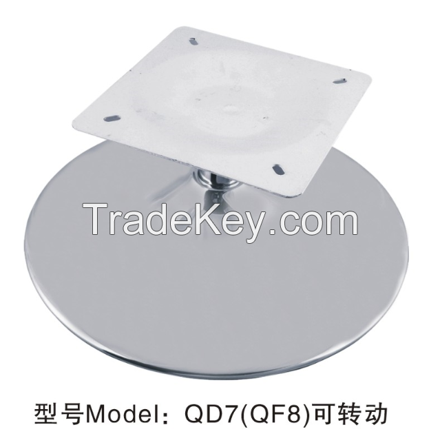 360 Degree Swivel Stainless Steel Iron Plate With Round Base