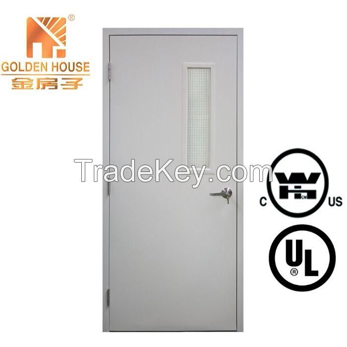 UL WH intertek FM steel fire rated hollow metal door