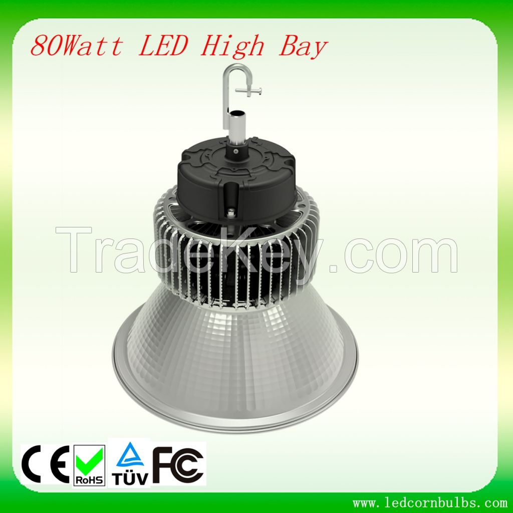 IP65 80W LED high bay lightï¼Œ CE & RoHS certifiedï¼Œ3 years warranty