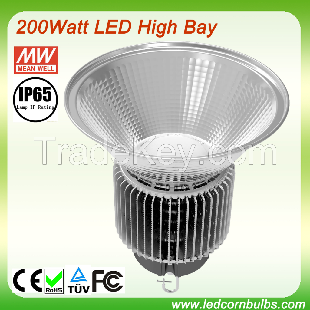 IP65 200W LED high bay light, CE & RoHS certified,3 years warranty