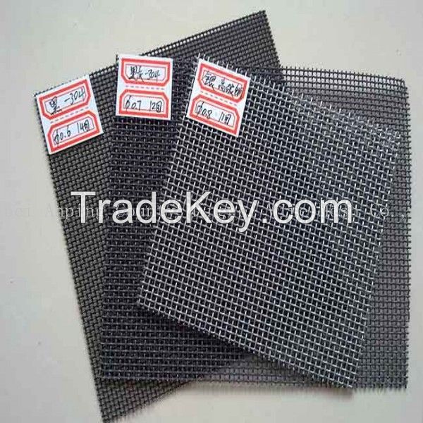 Security screen stainless steel wire mesh fabric