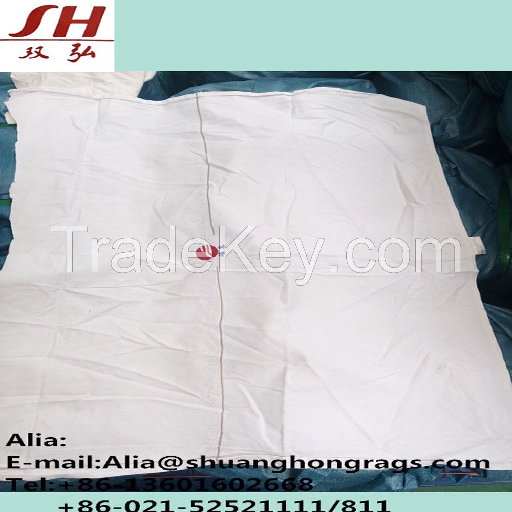 Used Recycled 100% Cotton Bed Sheets Cotton Rags