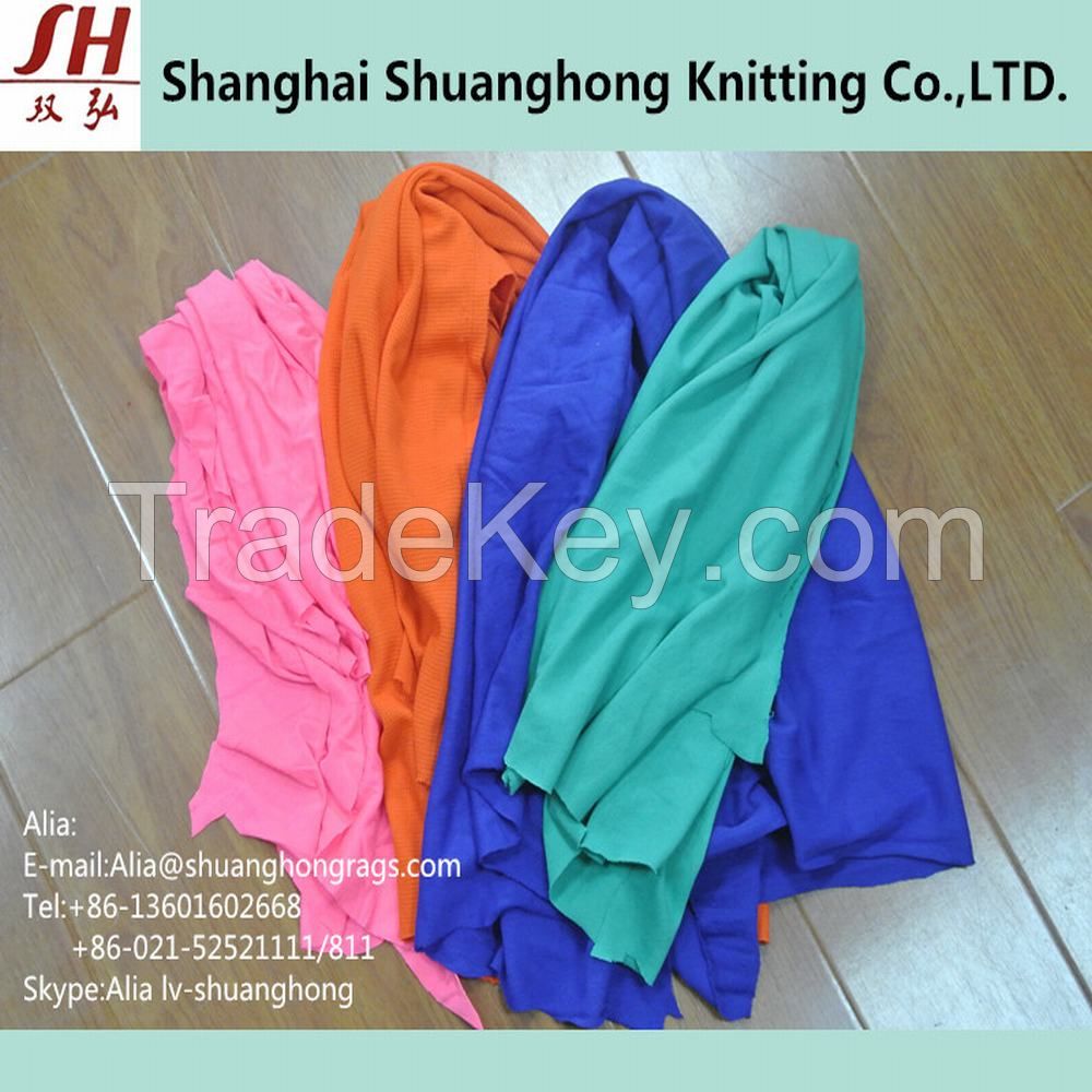Low price Dark 100% Cotton cleaning rags for machine (New )