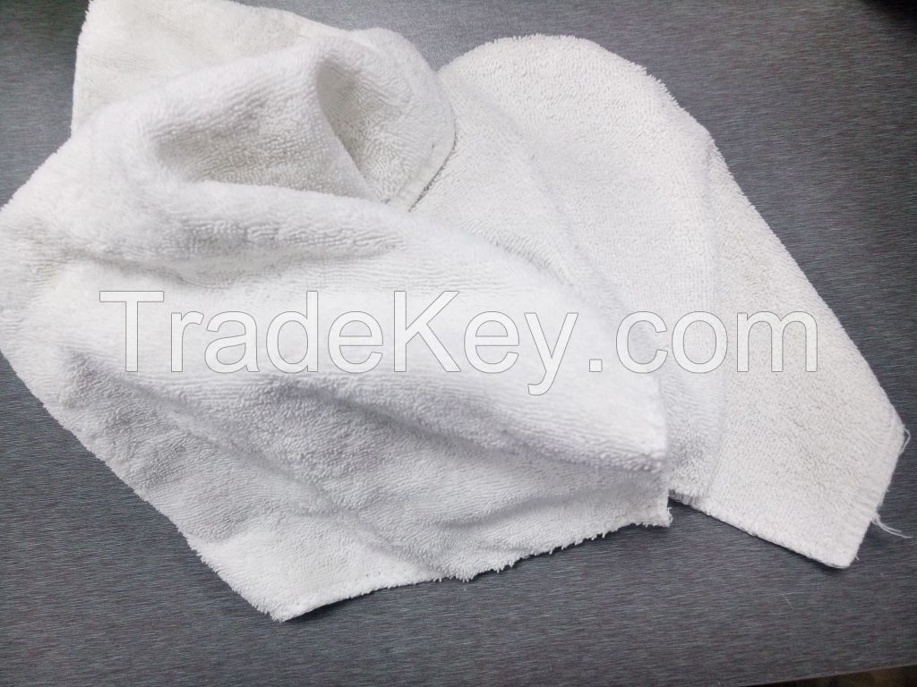 Used face cleaning towel made by recycled