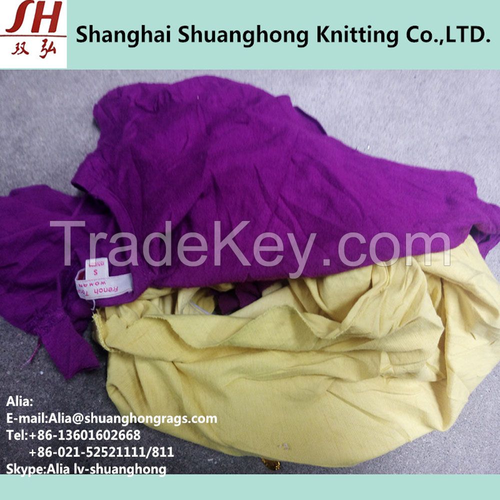 Cotton 100% dark color cleaning rags