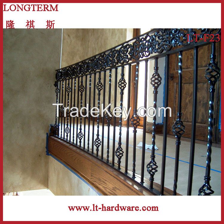 steel wood staircase railings