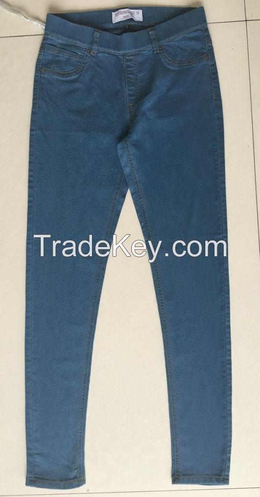 ladys jeans high quality OEM for big garments brands