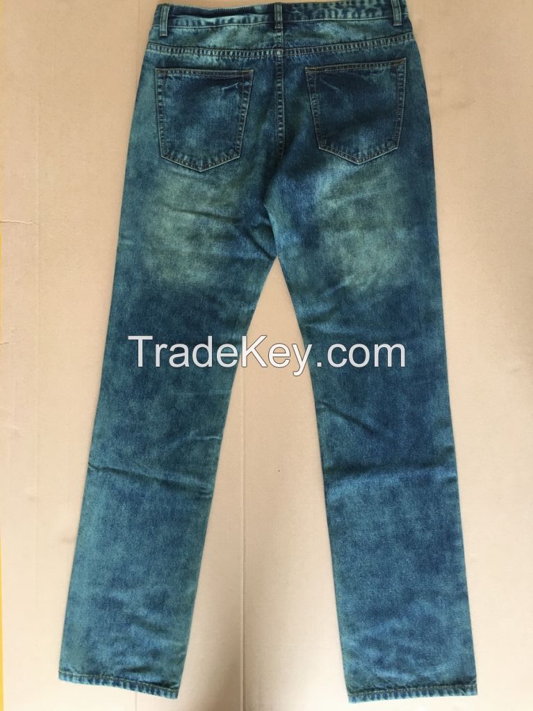 mens jeans high quality OEM for big garments brands