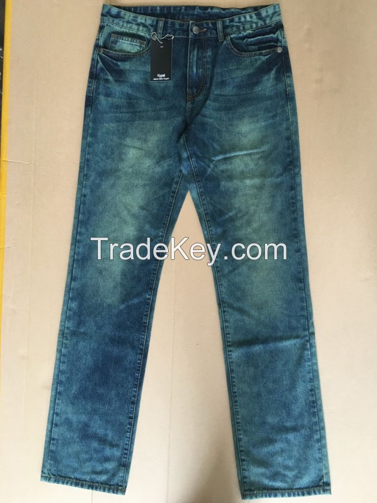 mens jeans high quality OEM for big garments brands