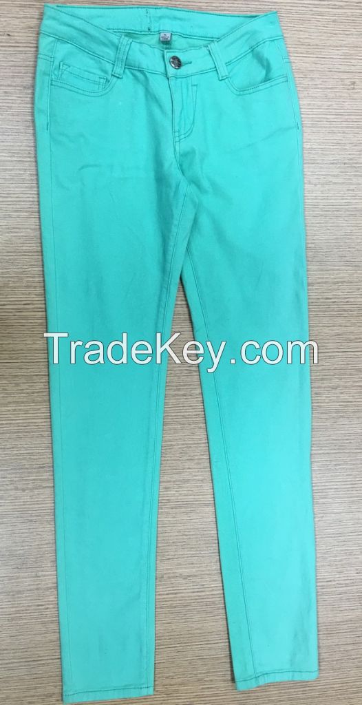 ladys jeans high quality OEM for big garments brands