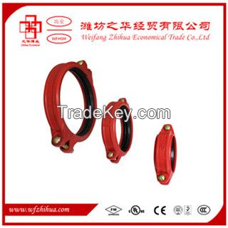 FM UL approval ductile iron grooved couplings