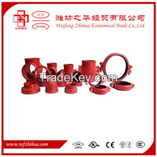 FM UL CE approval ductile iron pipe connectors