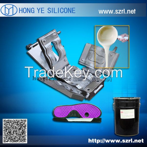 Manual silicone rubber for shoe mold making