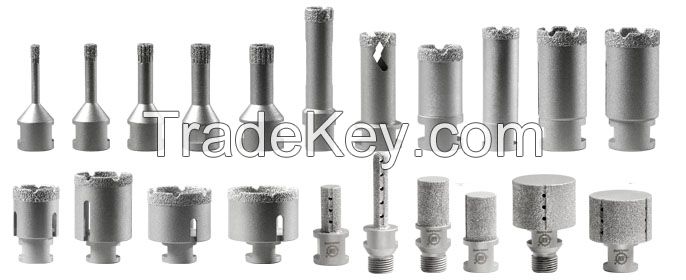 Diamond Brazed Core Drill bits for drilling concrete stones or ceramic