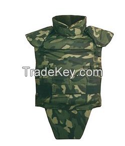 Removable Bullet-proof Jacket with groin, PE light-weight ballistic Jacket