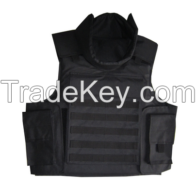 High performance Bullet-proof Jacket with groin, PE/kevlar/aramid ballistic Jacket