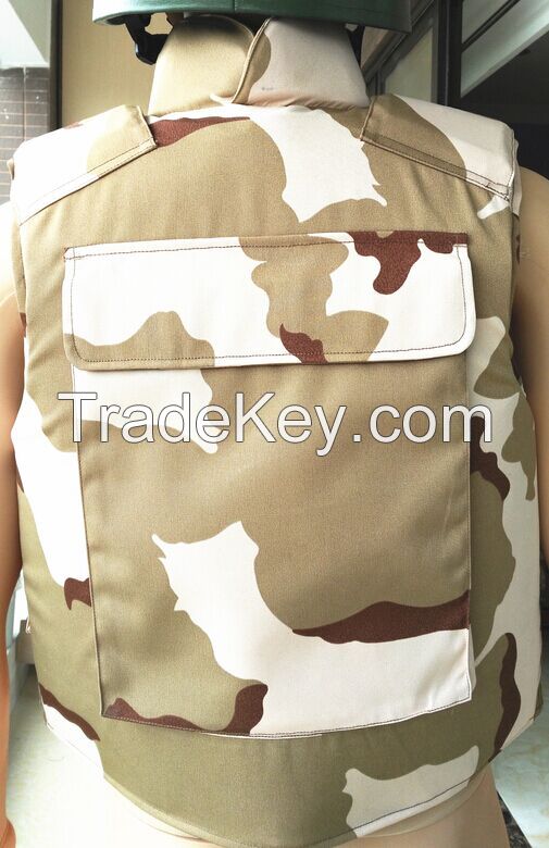 High performance Bullet-proof Jacket with groin, PE/kevlar/aramid ballistic Jacket