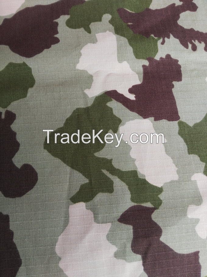 Polyester, Cotton Camouflage Fabric