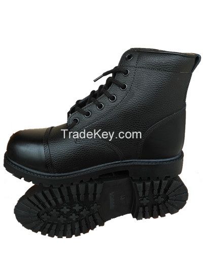 Military Black embossing full leather jungle boot, Combat boot, Safety boot