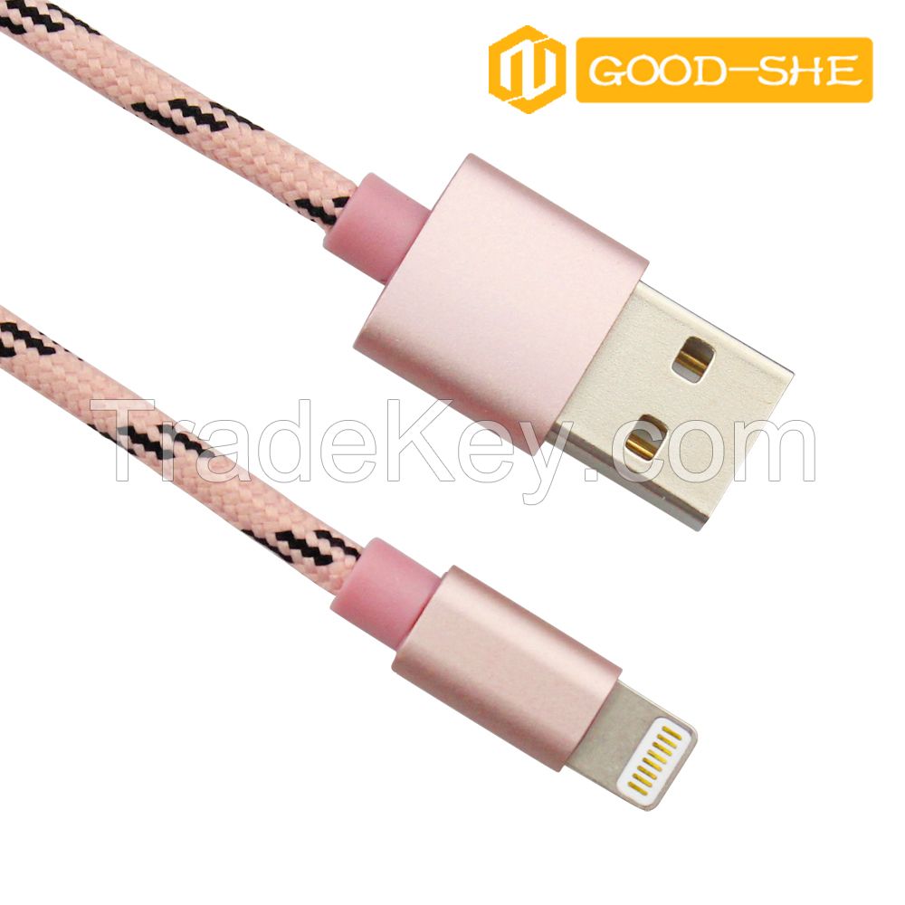 2016 High quality usb data cable for iphone, 8pin usb data cable