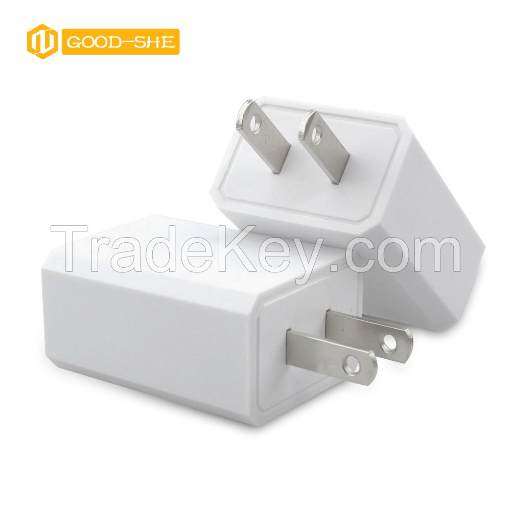 high quality charger USB plug EU used 5V1A power adapter