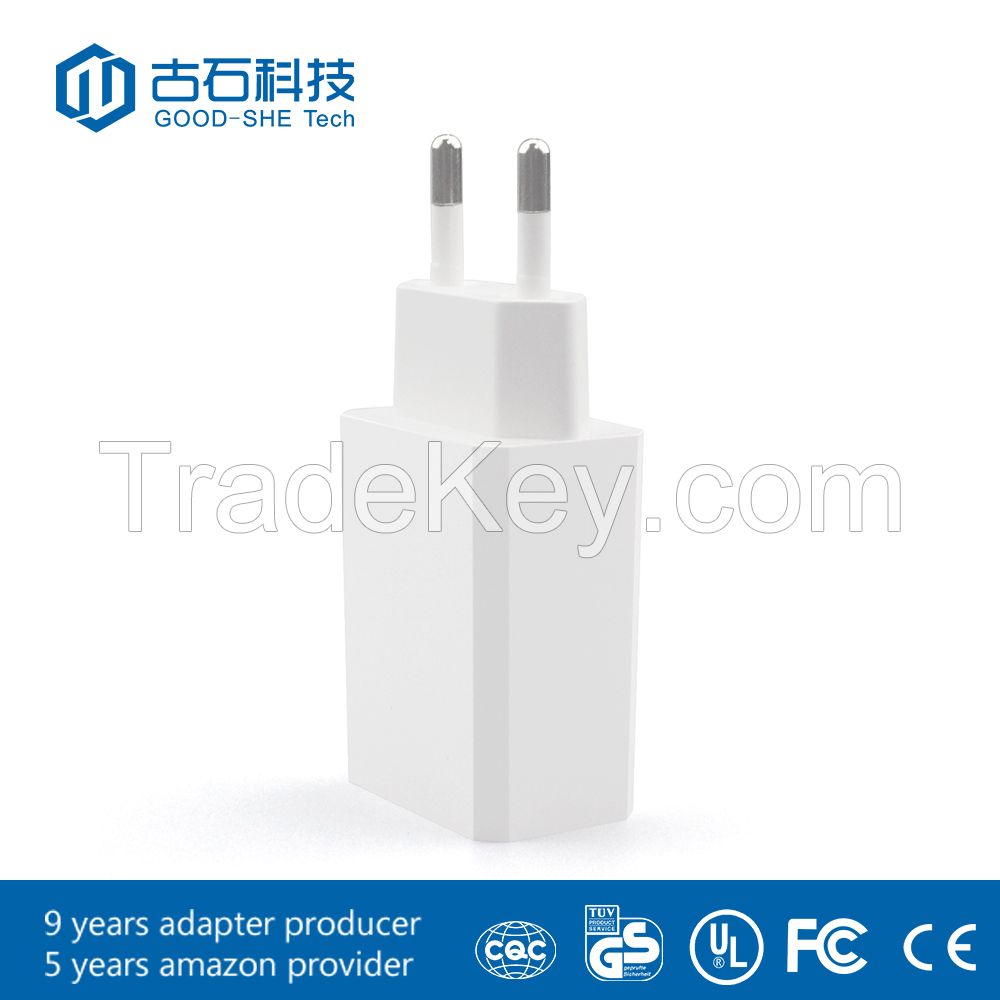 high quality charger USB plug EU used 5V1A power adapter