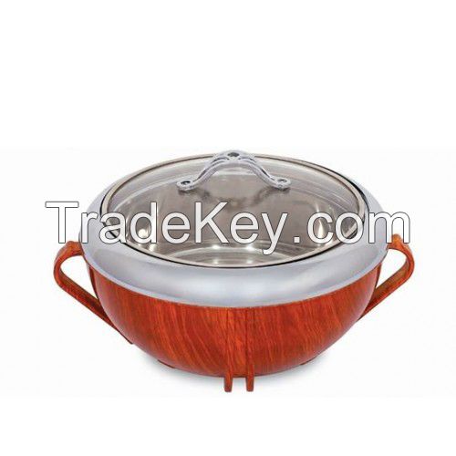 High feet tempered glass lid for Hot Pot