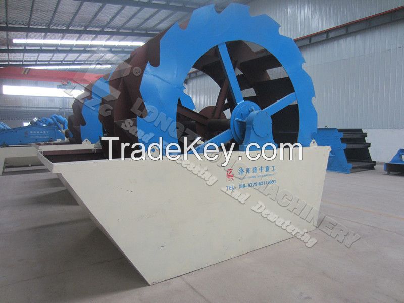 wheel bucket sand, ore, gravel washing screening machine China supplier