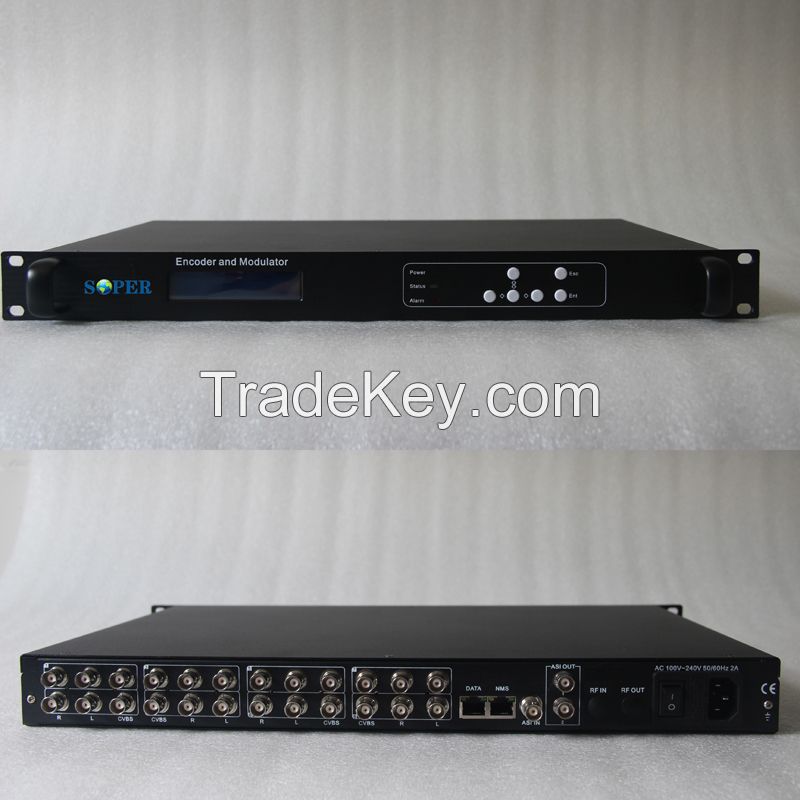 Digital TV Encoder 8xCVBS MPEG-2 Encoder CS-10801