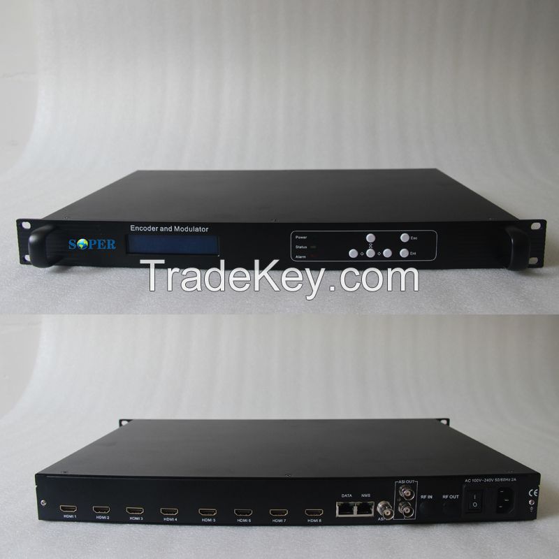 H.264 Encoder 8 Channel HDMI MPEG-4 Encoder SDI encoder CS-10802